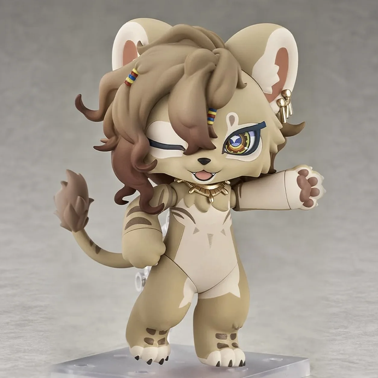 Stylized feline VTuber mascot avatar