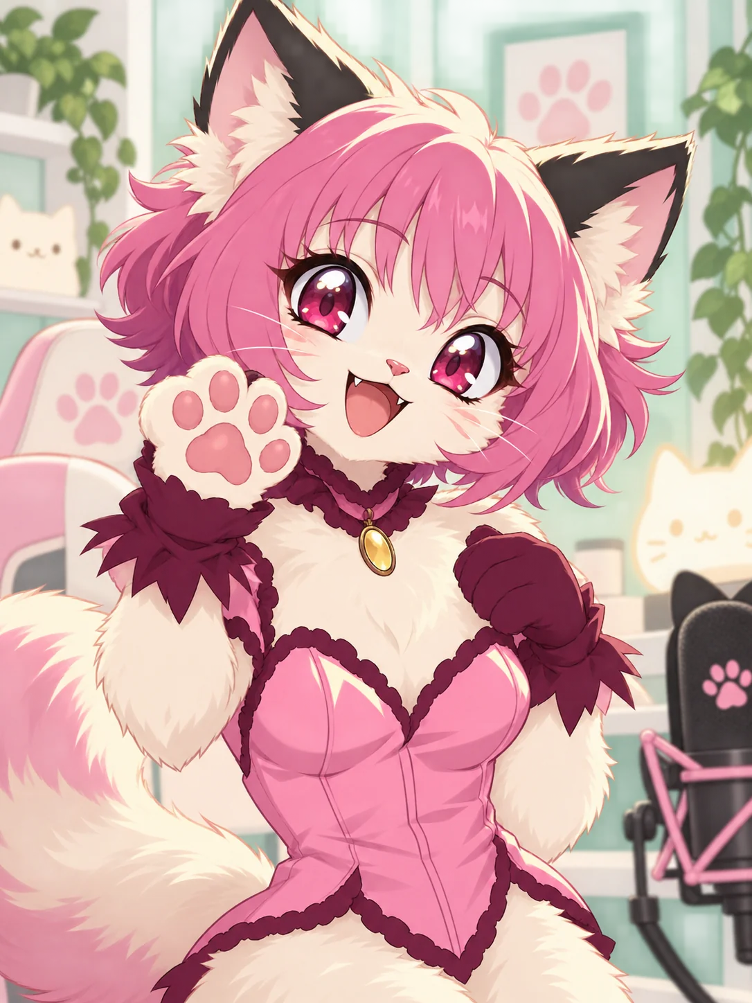 Furry VTuber VTuber avatar style example