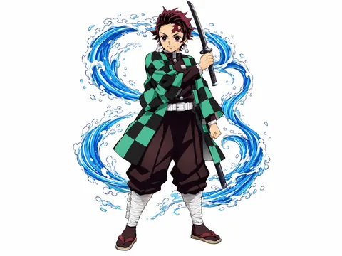 Vista previa de personaje con IA: Tanjiro Kamado
