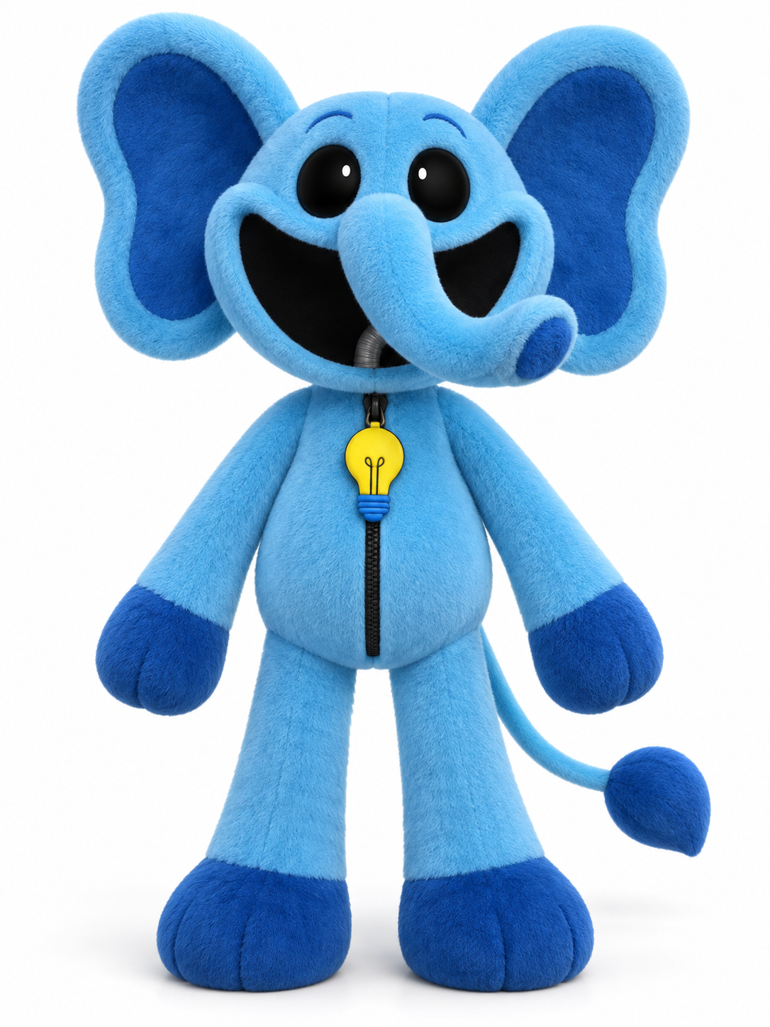 Bubba Bubbaphant from Poppy Playtime in his standard blue Smiling Critters toy appearance
