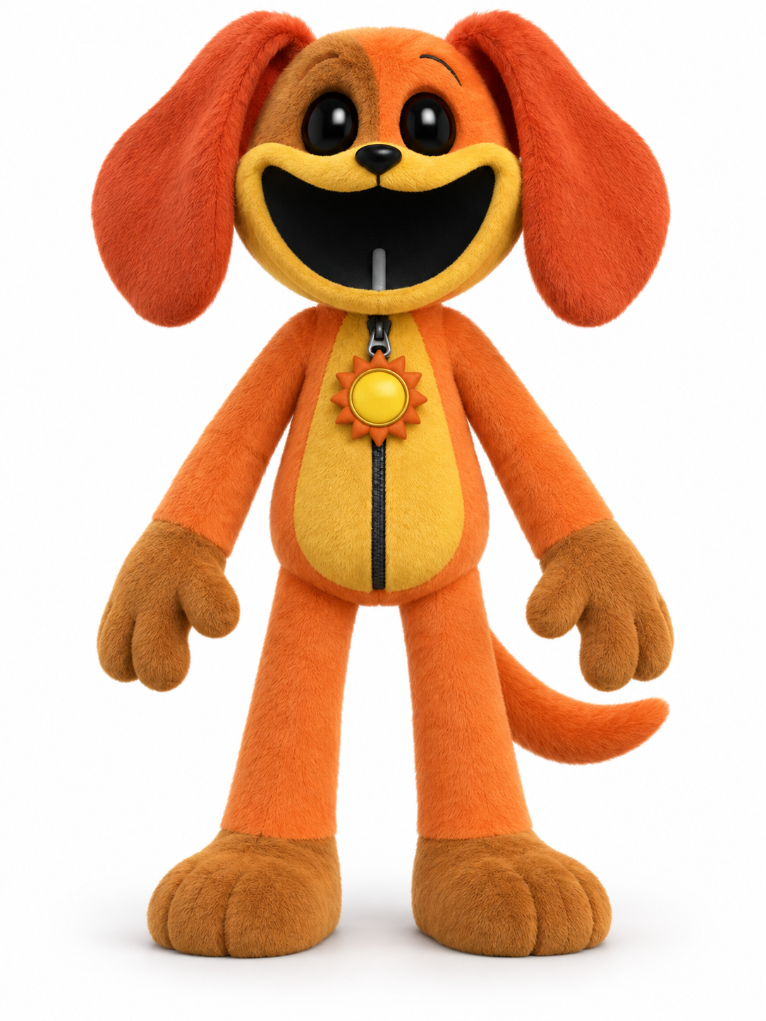 DogDay from Poppy Playtime in his standard orange Smiling Critters toy appearance