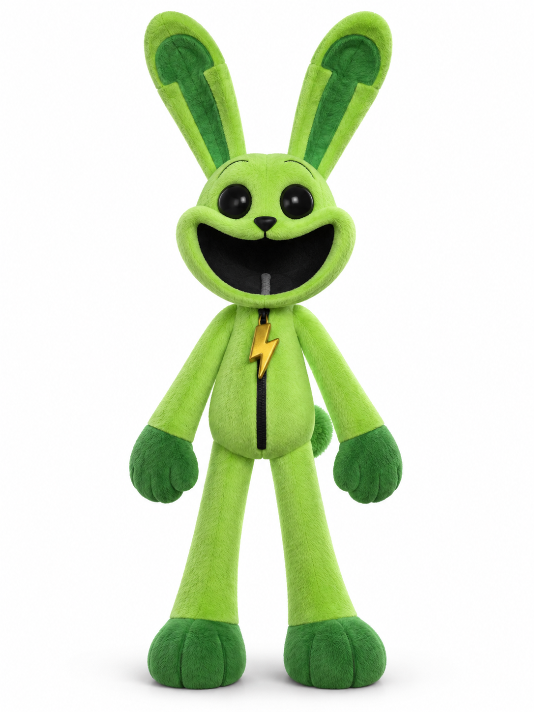 Hoppy Hopscotch from Poppy Playtime in her standard lime-green Smiling Critters toy appearance